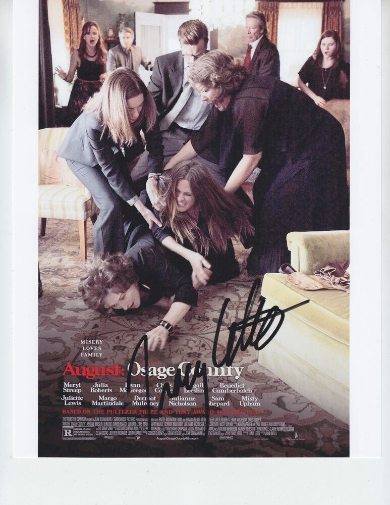 Tracy Letts - AUGUST: OSAGE COUNTY - signed 8x10