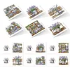 6Pcs Diamond Painting Lavender Garden Greeting Card Set with Envelopes for Birthdays Thanksgiving & Special Occasion