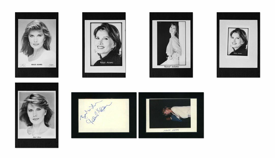 Maud Adams - Signed Autograph and Headshot Photo Poster painting set - Octopussy