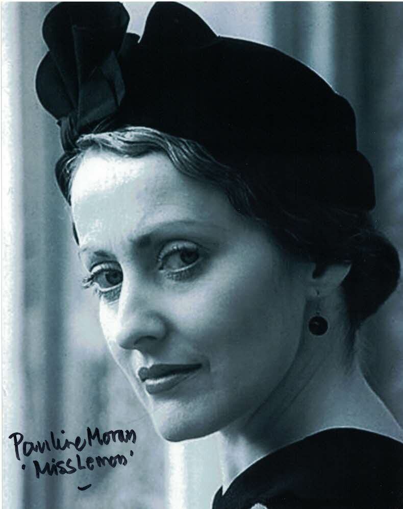 PAULINE MORAN - Miss Lemon in Poirot hand signed 10 x 8 Photo Poster painting