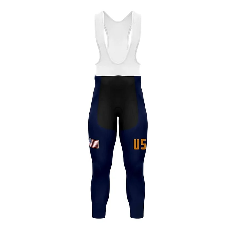 USA Navy Men's Long Sleeve Cycling Velvet Pants