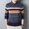 Classic striped polo shirt