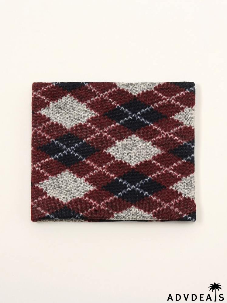 Geo Pattern Ring Scarf