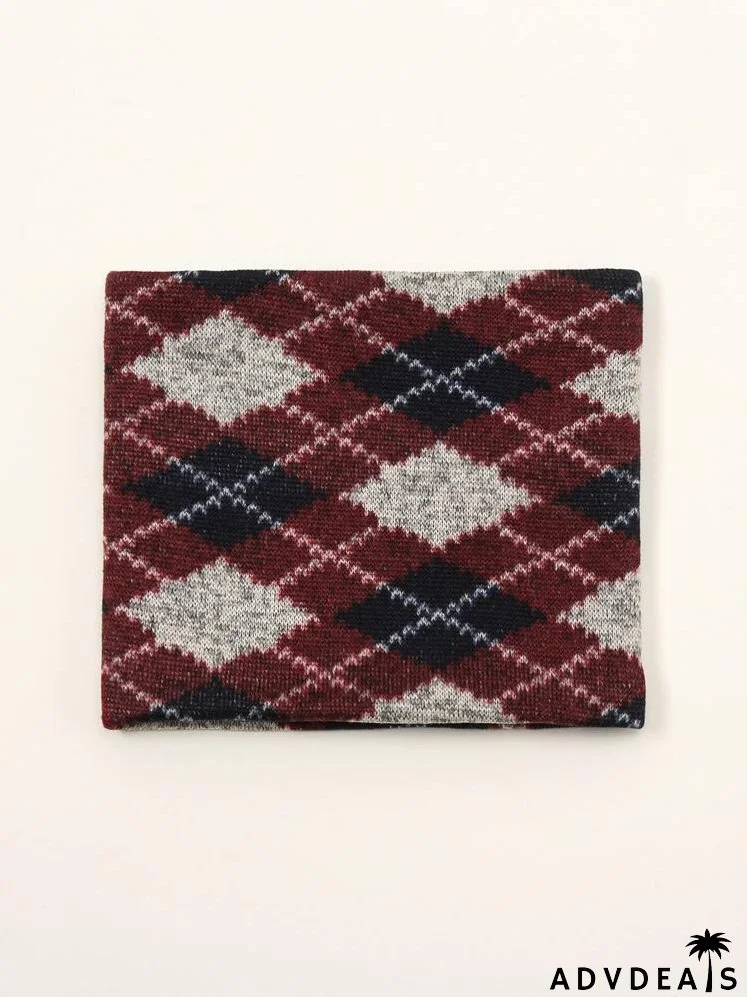 Geo Pattern Ring Scarf