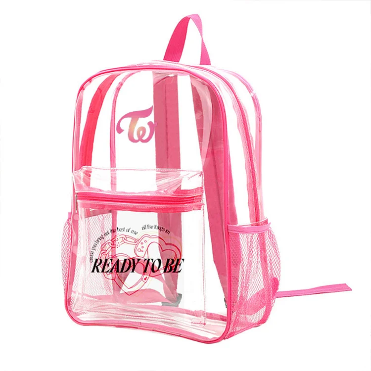 TWICE 5th World Tour READY TO BE Concert Clear PVC Backpack