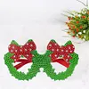 DIY Diamond Painting Christmas Funny Game Glasses | Bowknot