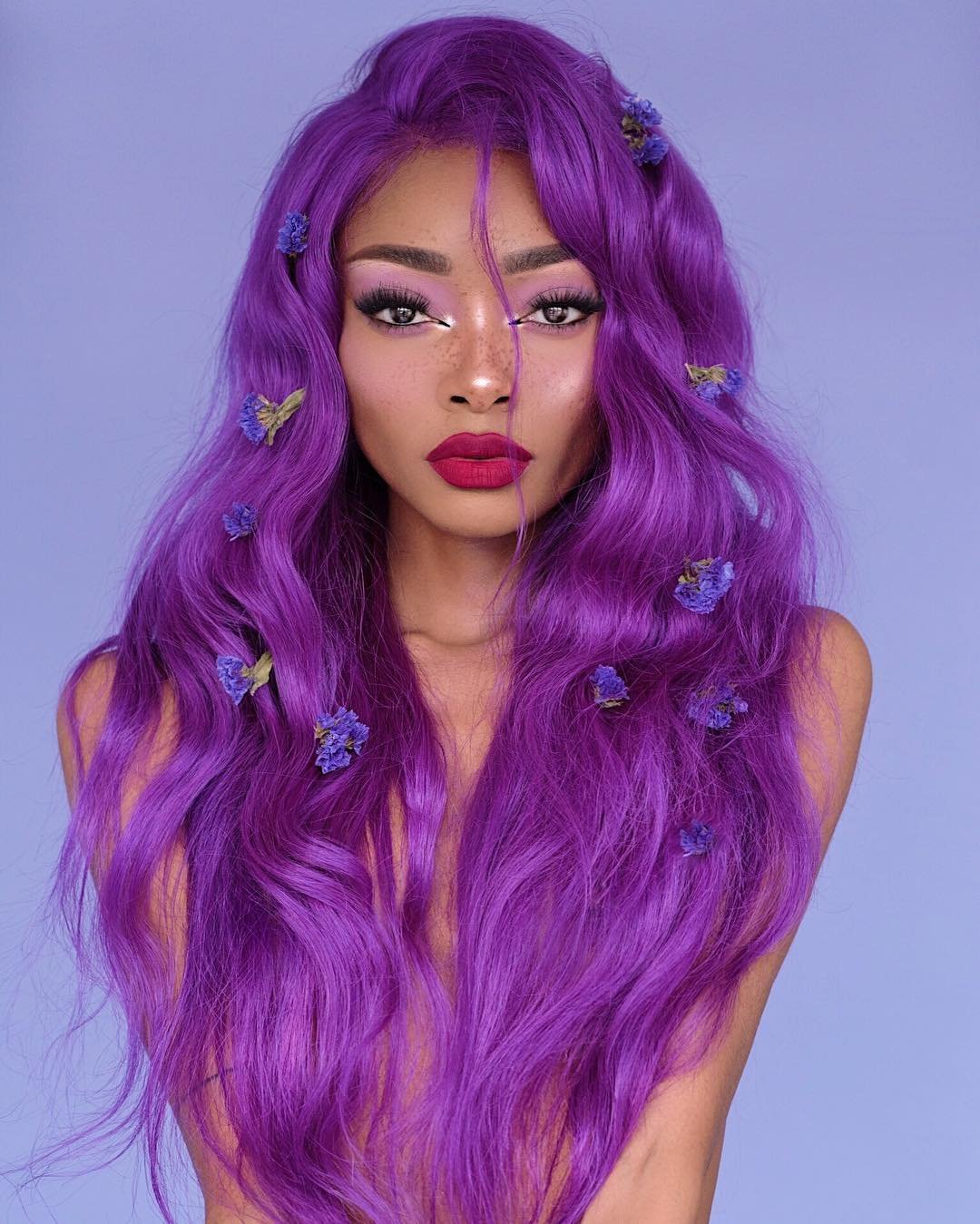 Zaesvini Hair® | (✨NEW) PURPLE COLORSHAIR WAVE WIG  Zaesvini