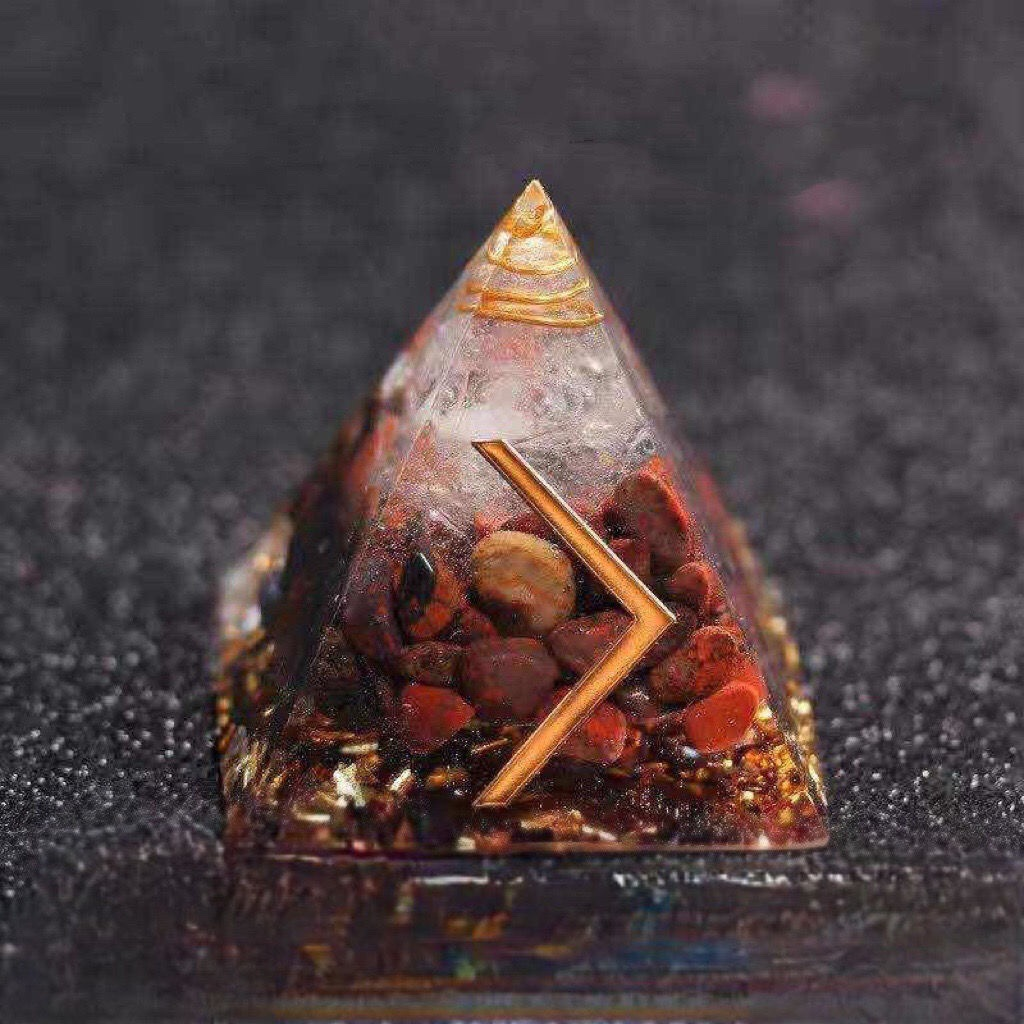 Torch Rune Pyramid: Explore the Mysterious Energy of ᚲ - Kenaz