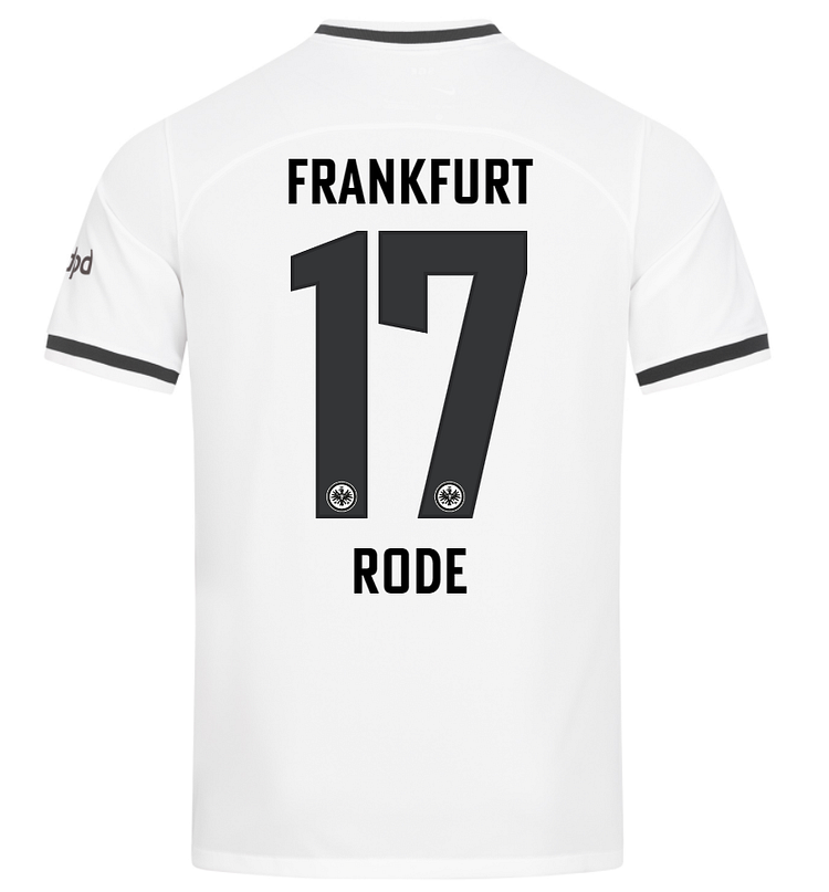Eintracht Frankfurt Sebastian Rode 17 Trikot Heim 2022-2023