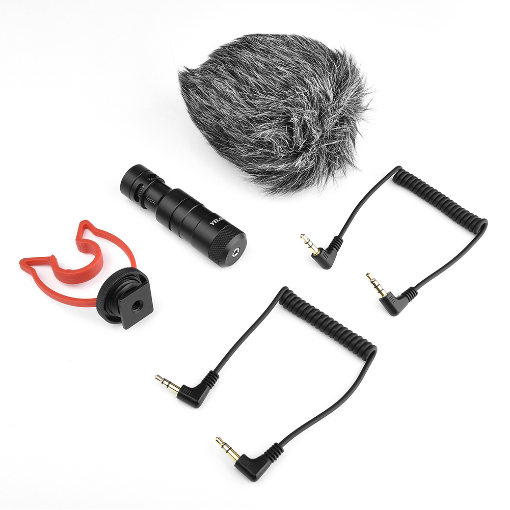

Mini Microphone Professional Video DSLR Camera Phone Live Recording Mic, 501 Original