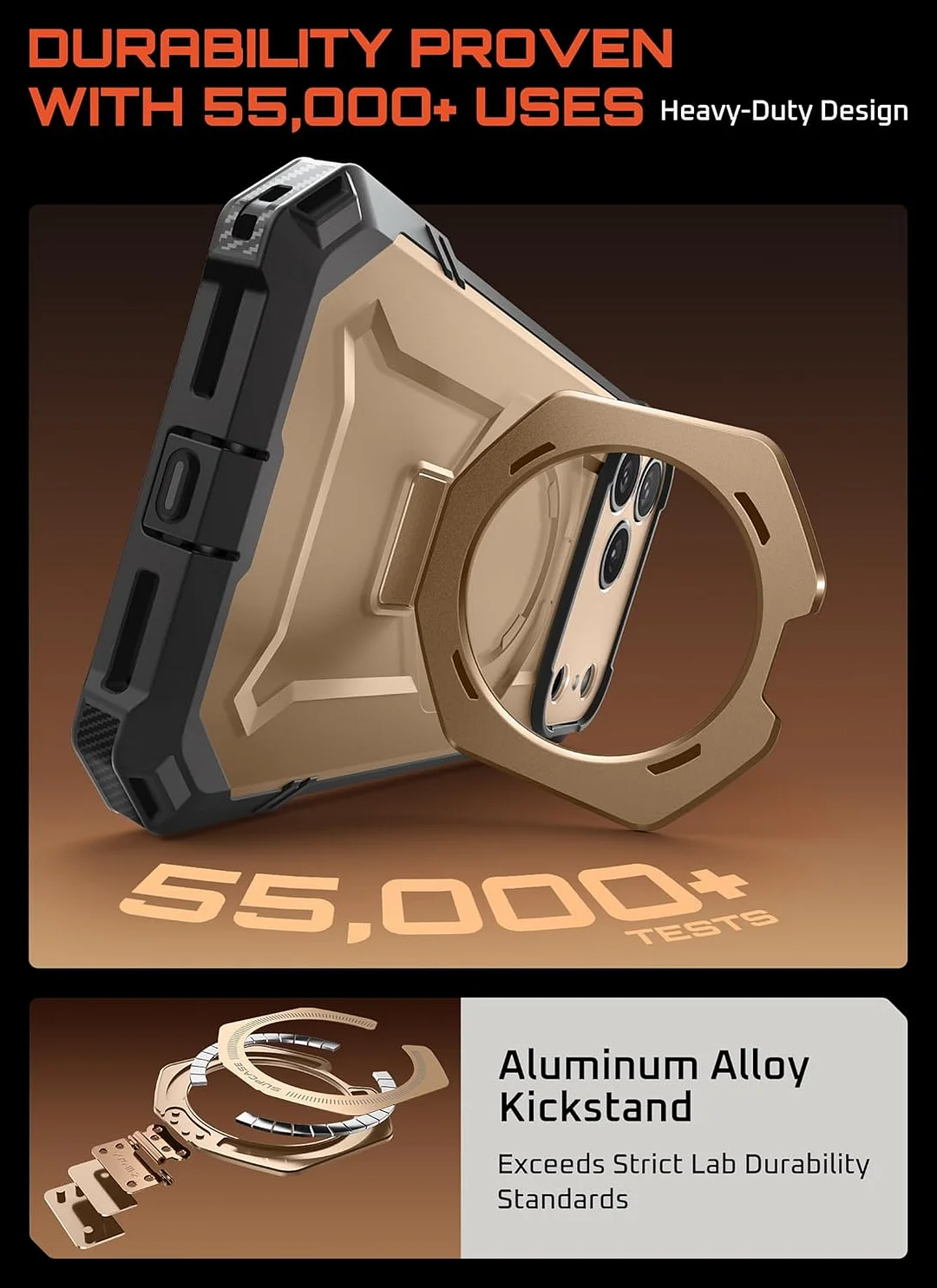 Compatible with iPhone 17 Pro Max Case with Kickstand (Unicorn Beetle Grip), [Camera Control Cover] [MagSafe Compatible] [Military-Grade Drop Protection] Heavy Duty Magnetic Phone Case