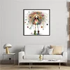 Quirky Girl-14CT Counted Cross Stitch 40*40cm/15.75*15.75in