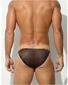 Men's Low-Rise Ultra-Thin Ice Silk Transparent U-Shaped Pouch Sexy Briefs