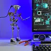 Punk Style Robot Desktop Ornaments E-sports Children's Room Desk Lamp Gift Figure