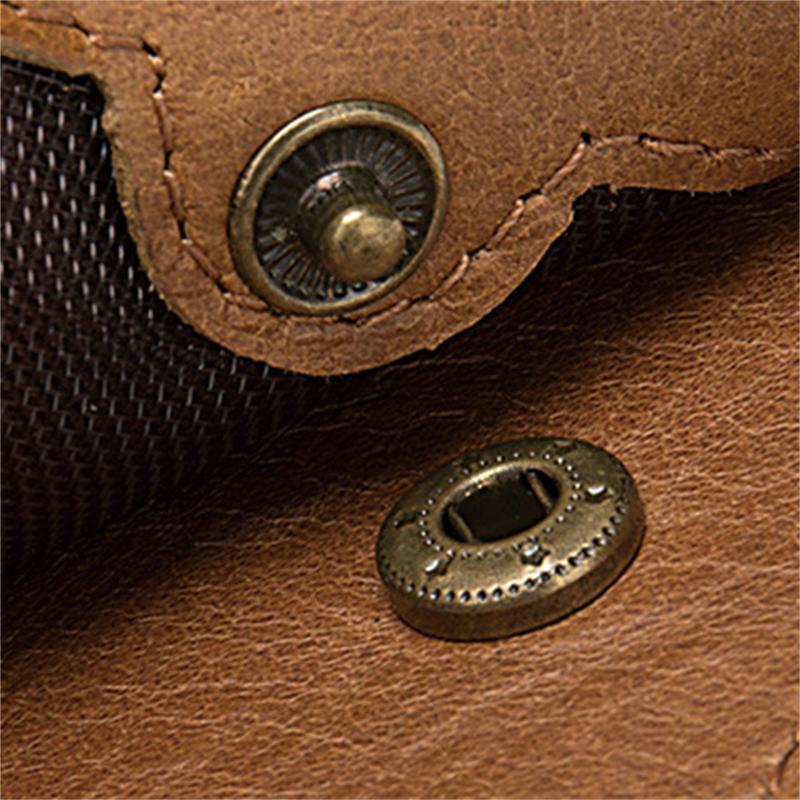 Fashion Leather Zipper Solid Color Buckle Wallet