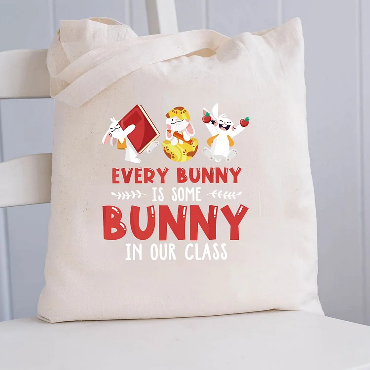 Pupiloves  Every Bunny Is The Same Bunny in our class Tote Bag
