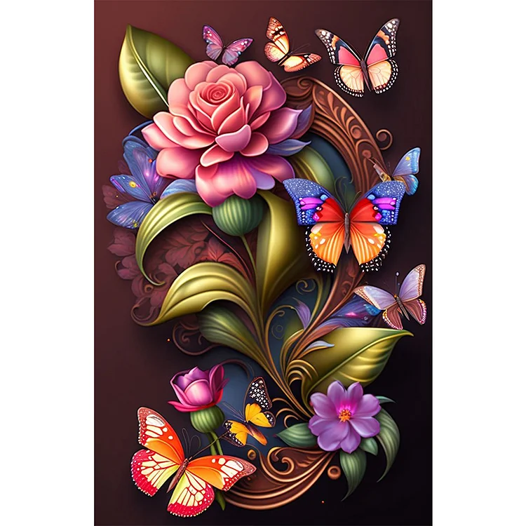 Full Round Drill Diamond Painting - Flowers And Plants - 45*70cm