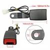 Car Seat Belt Lock Seatbelt Buckle Socket Plug Connector with Warning Cable