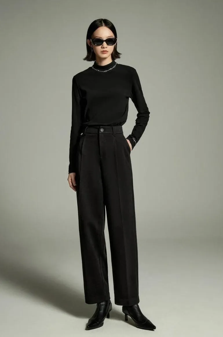 Brownm Tailored Suit Pants