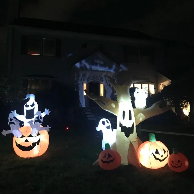 Jack-O-Lantern Pumpkin with Ghosts Airblown Inflatable