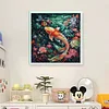 Fish-14CT Stamped Cross Stitch 36*36cm/14.17*14.17in tapestrymarket
