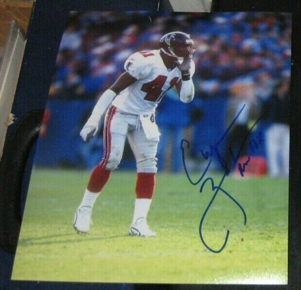 EUGENE ROBINSON ATLANTA FALCONS SIGNED AUTOGRAPHED 8X10 Photo Poster painting COA FOOTBALL