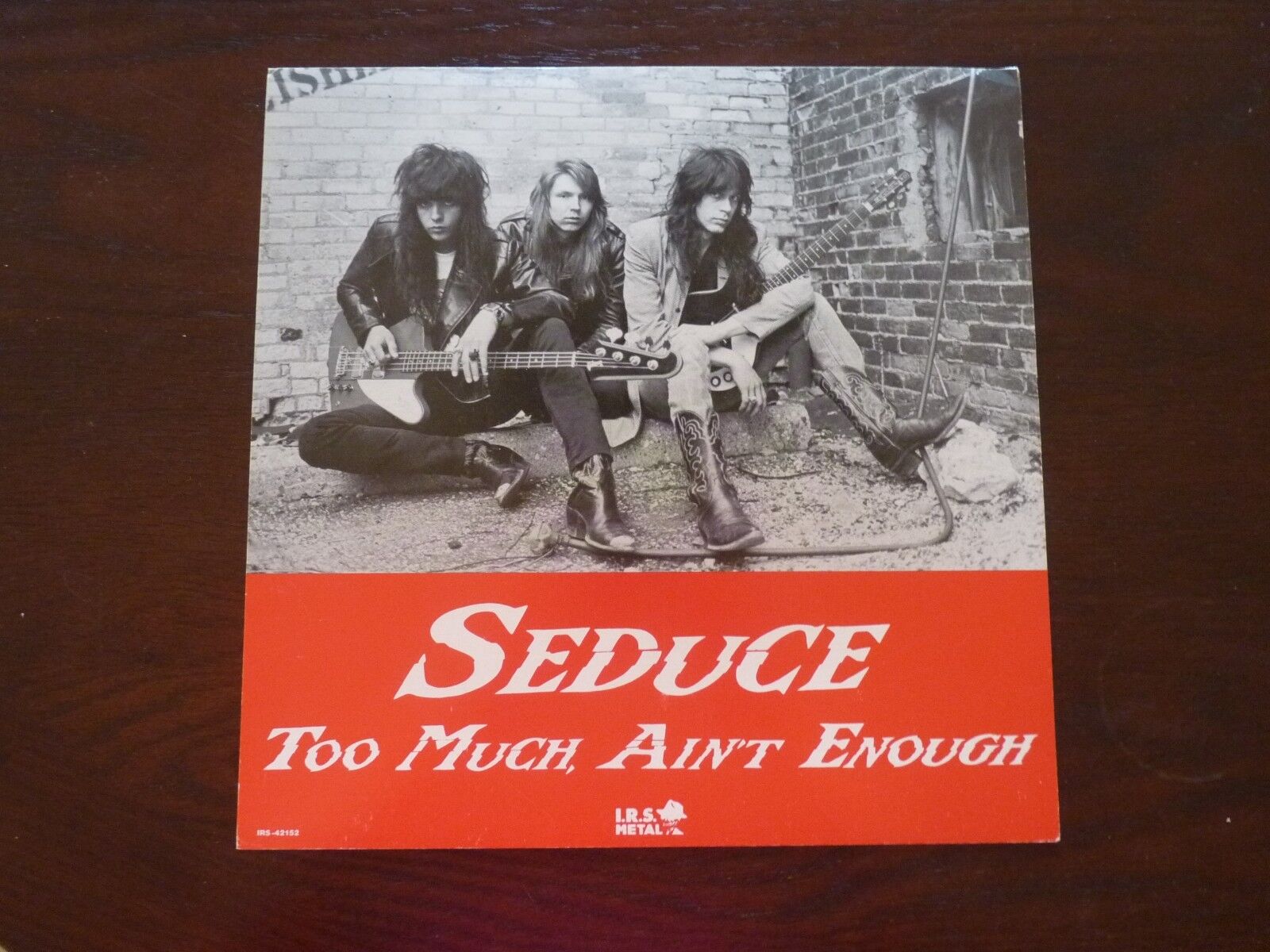 Seduce Too Much, Ain't Enough LP Record Photo Poster painting Flat 12x12 Poster