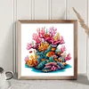 Undersea Coral-14CT Stamped Cross Stitch 60*60cm/23.62*23.62in(Big Size)