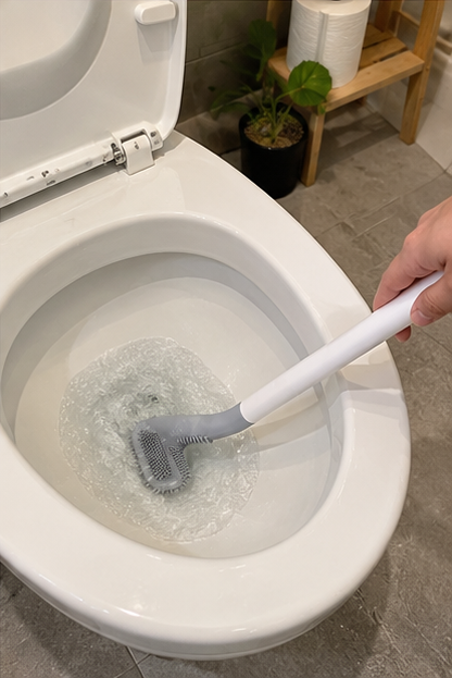 Golf Head Toilet Brush in an everyday bathroom setting