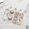 4Pcs DIY Flower Animal Diamond Painting Bookmarks