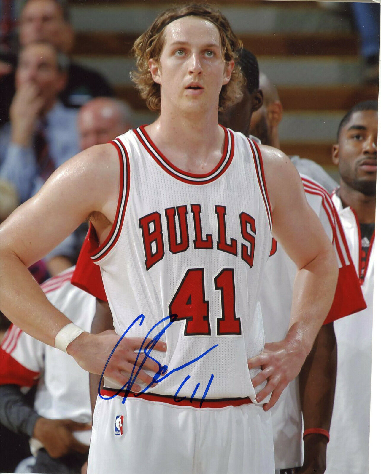 Cameron Bairstow Autographed 8x10 Chicago Bulls#S1289