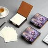 PU Flowers Diamond Painting Notecard Box with Papers for DIY Art Craft