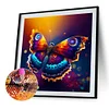 Diamond Painting-Round AB Drill Butterfly(35*35CM)