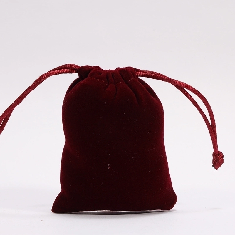 100 Pieces Factory Flannel Jewelry Packaging Bag Buddha Beads Jewelry Play Bag Brocade Bag Gift Bag Drawstring Bag