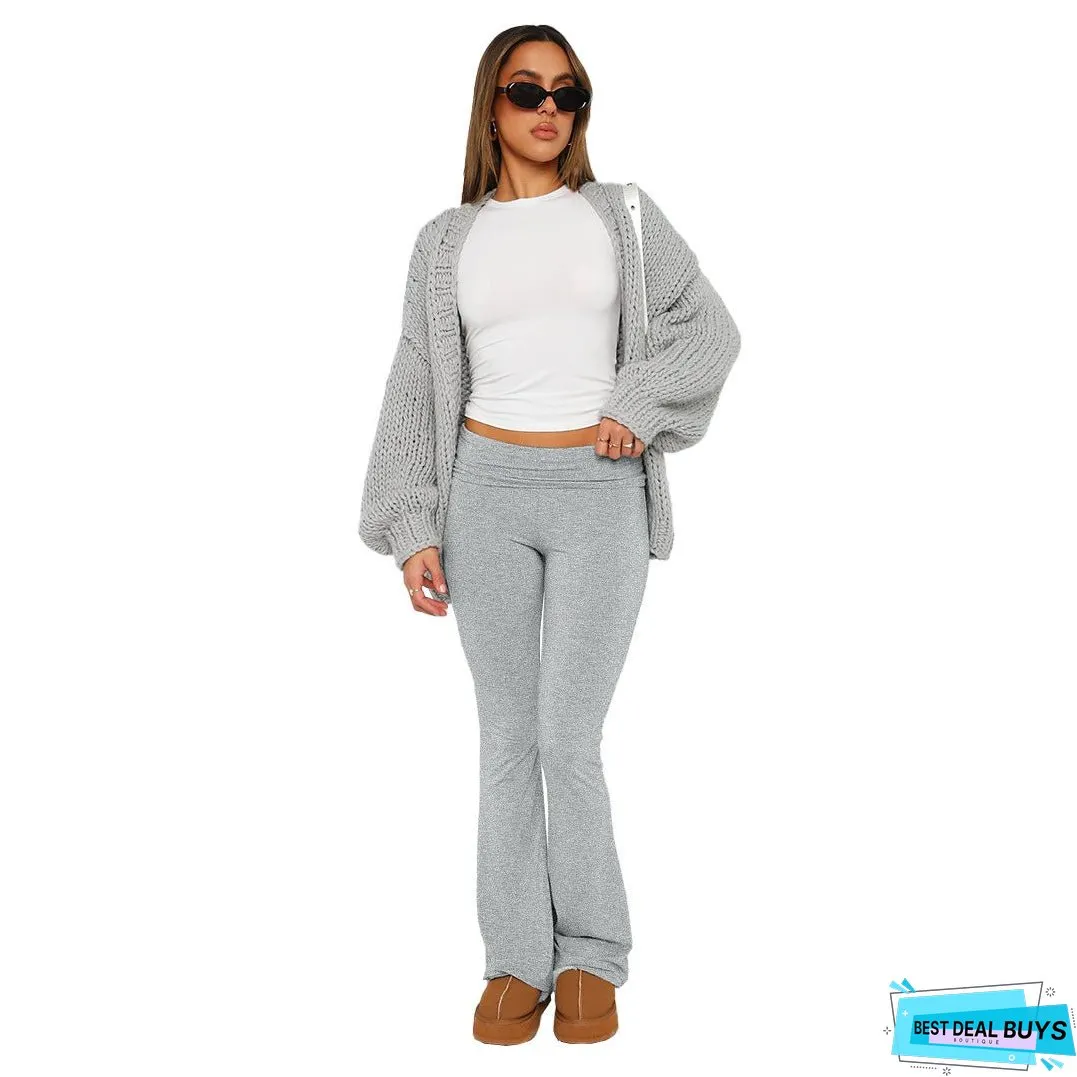 Women's Fashion Comfortable Slim Slimming Back Waist Pants