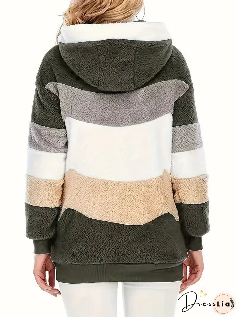 Cozy Tie-Dye Fleece Jacket for Women