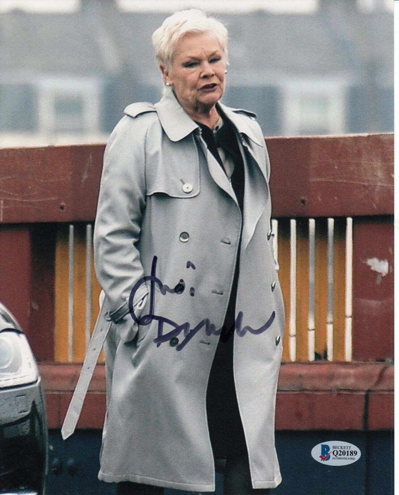 Judi Dench (James Bond 007) #1 8x10 Signed Photo Poster painting Beckett Actress