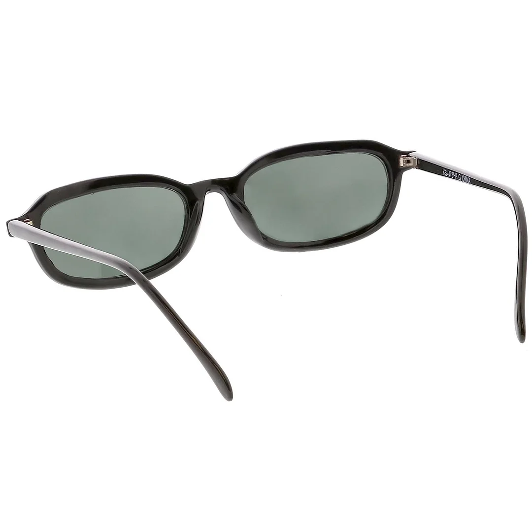 True Vintage Small Frame Oval glasses Horn Rimmed 49mm