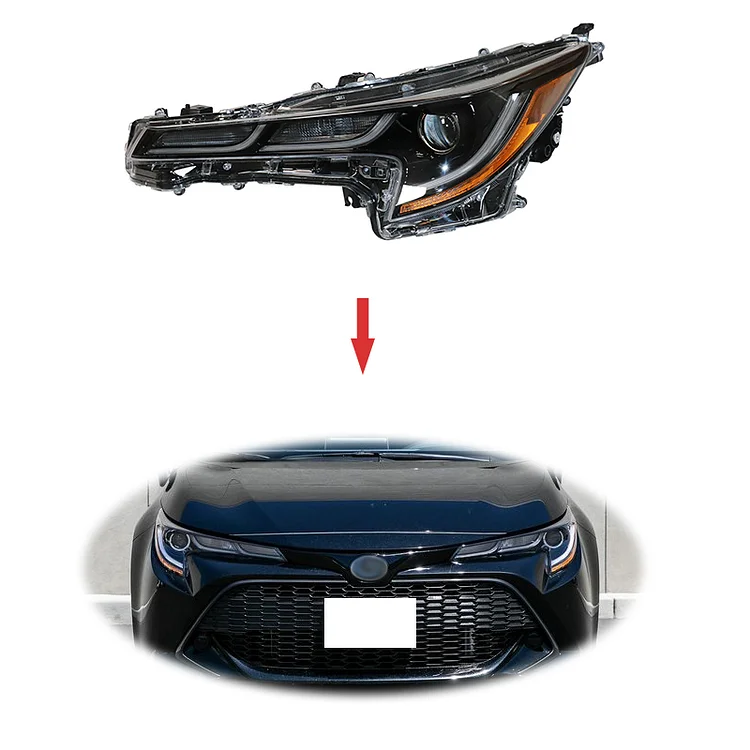 Replacement US only LED assembly head light head lamp for toyota Corolla 2020 headlight headlamp ITN Auto