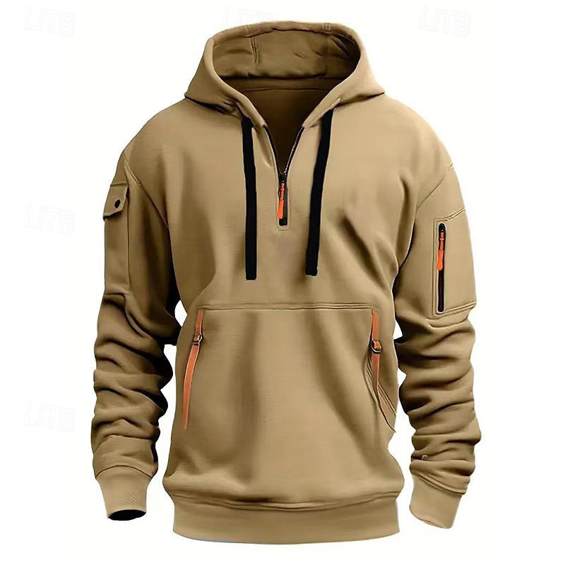 Men's Quarter-Zip Tactical Hoodie
