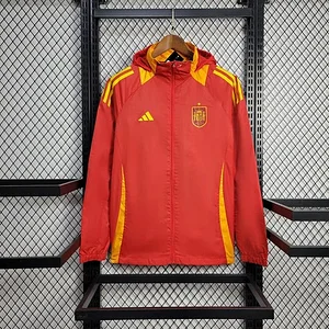 2025/2026 Spain Jacket Windbreaker Soccer Jersey 1:1 Thai Quality