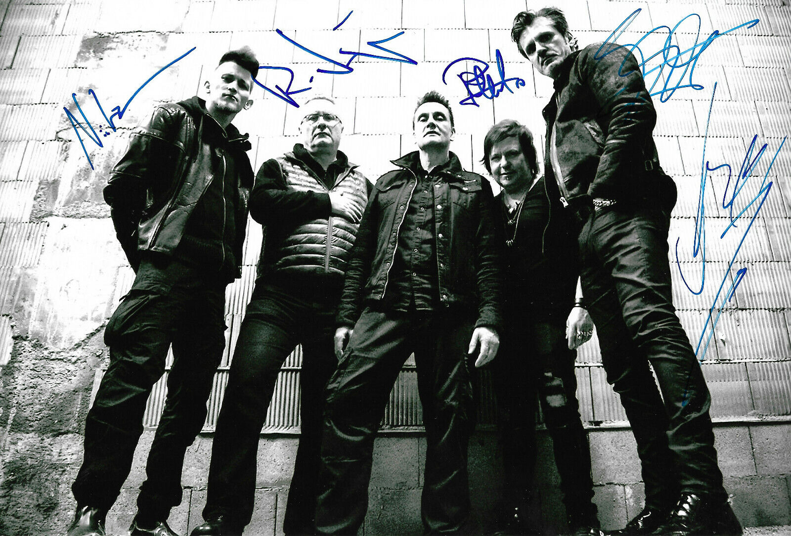 Die Krupps signed 8x12 inch Photo Poster painting autographs