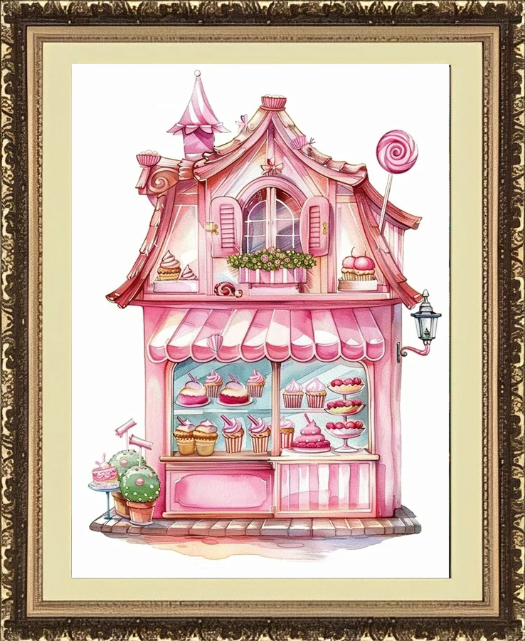 Candy House (40*60CM) Diamond Painting gbfke