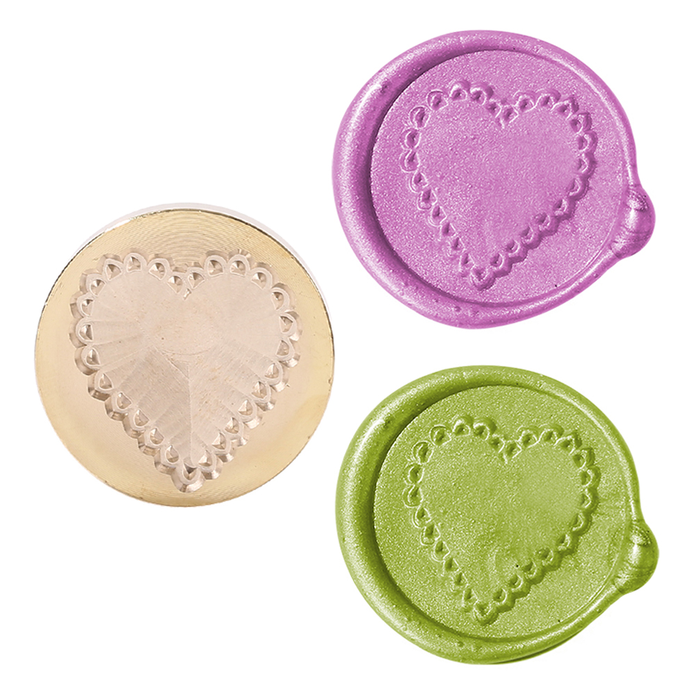 

25mm Vintage Love Heart Sealing Wax Stamp Head - Wax Seal Stamp, 501 Original