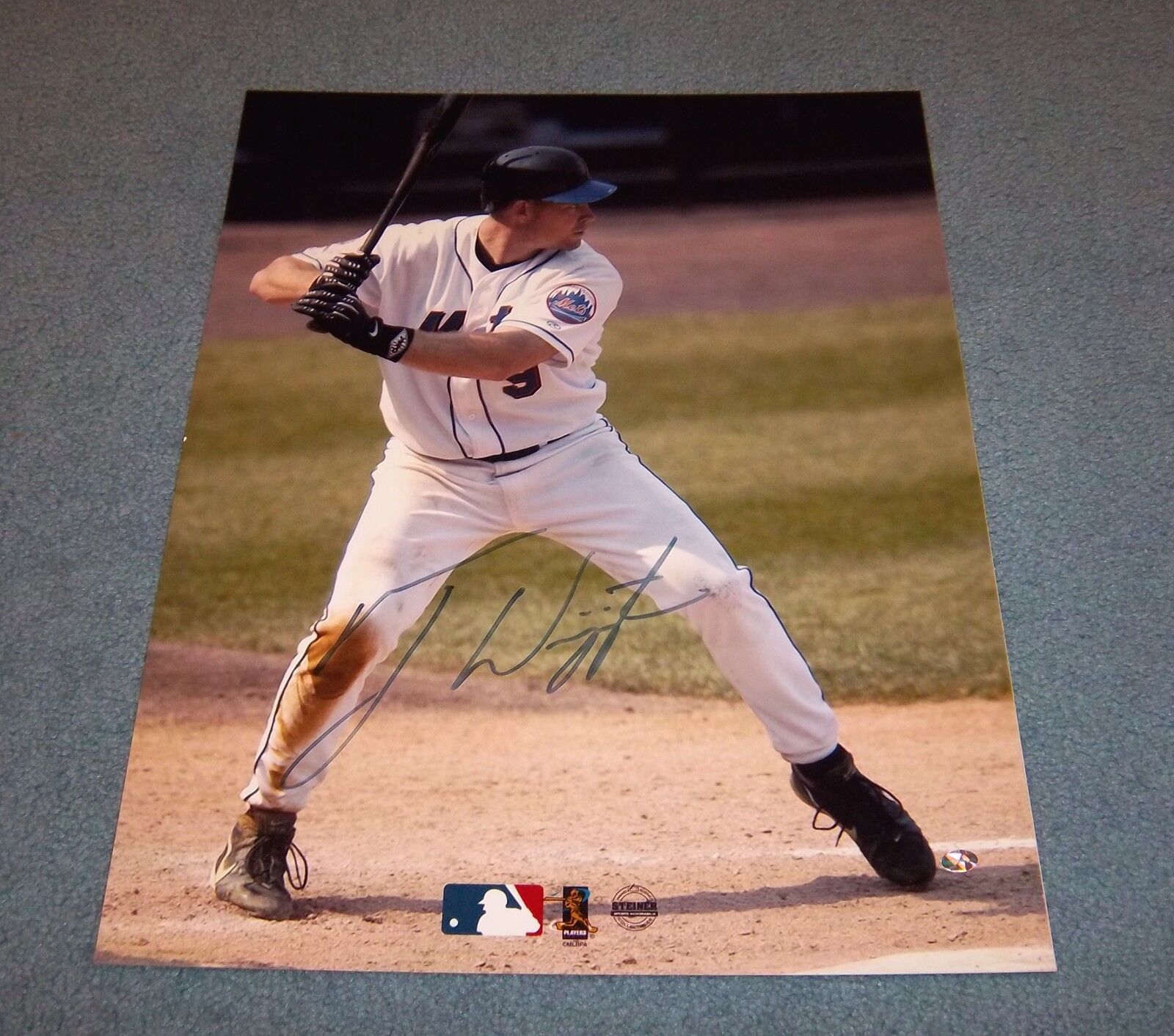 NY Mets Ty Wigginton Signed Autographed 16x20 Photo Poster painting A