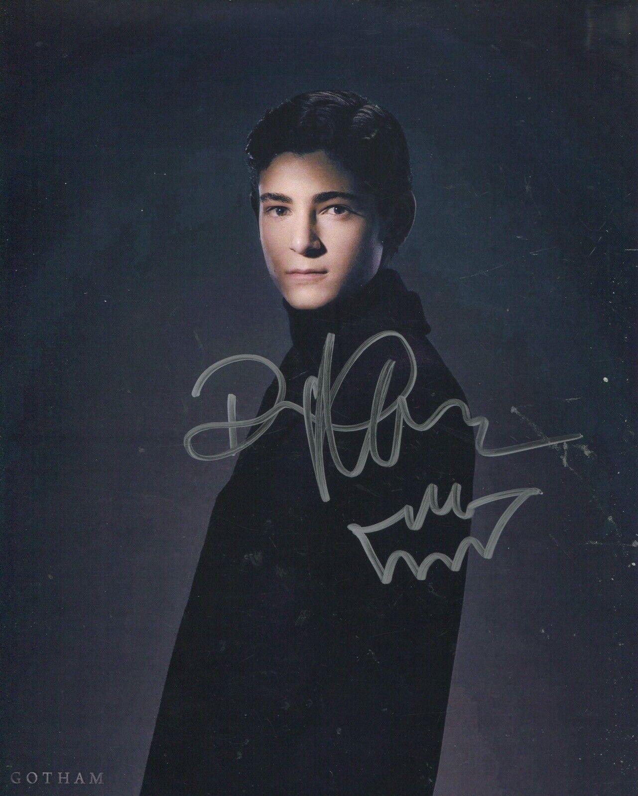 Actor David Mazouz signed GOTHAM 8x10 TV series Photo Poster painting