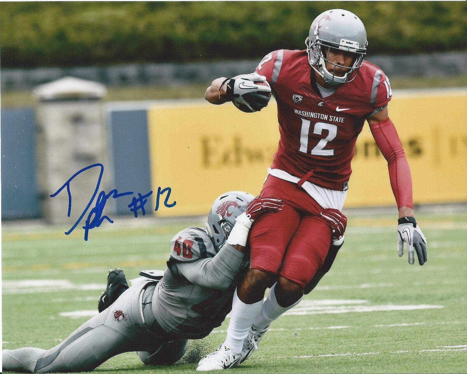 DEZMON PATMON Signed Autographed 8x10 Photo Poster painting Washington State Cougars Wazzu COA 2