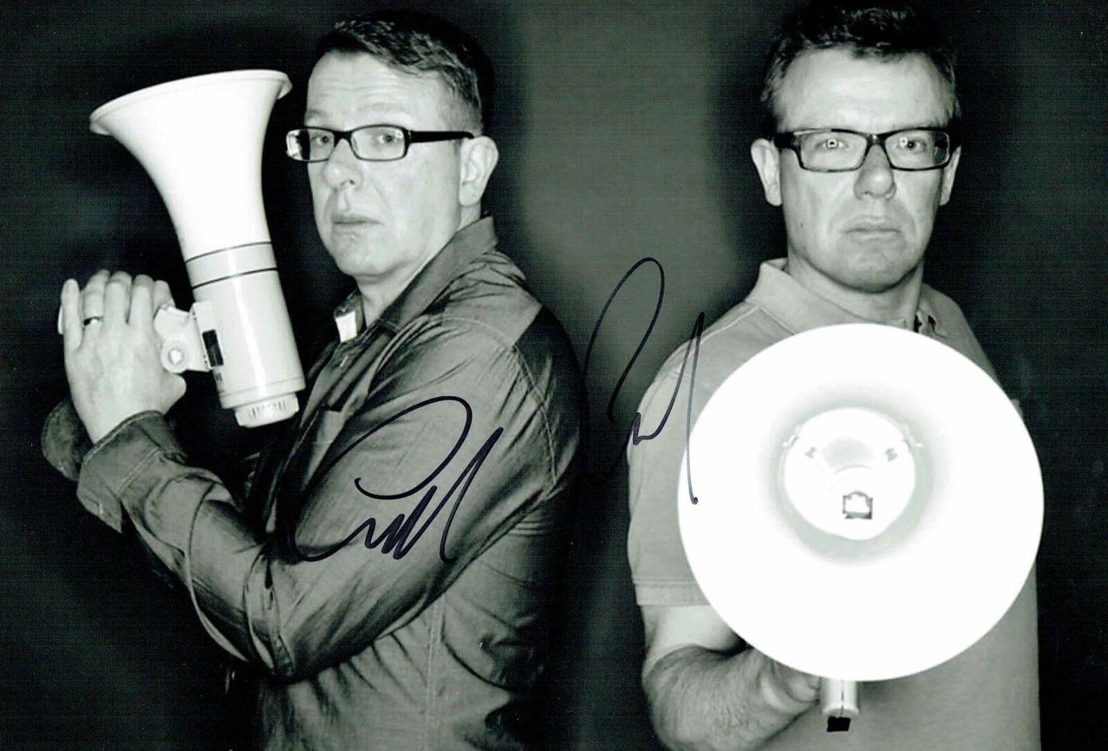 Charlie & Craig REID The Proclaimers SIGNED Autograph 12x8 Photo Poster painting 2 AFTAL COA