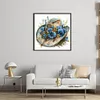 Flower Cowboy Hat-18CT Stamped Cross Stitch 25*25cm/9.84*9.84in tapestrymarket