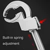 Multipurpose Sink Wrench Toothed Adjustable Wrench Plumbing Sink Installation Tool